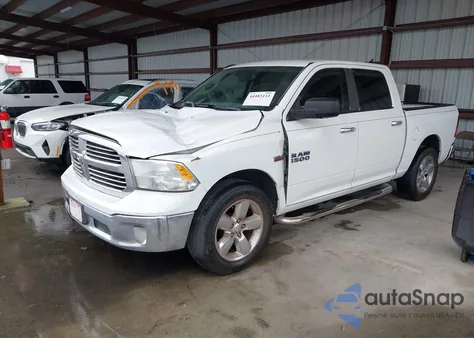 2013 Ram 1500 Big Horn z USA, uszkodzony, nr VIN 1C6RR7LT7DS528082